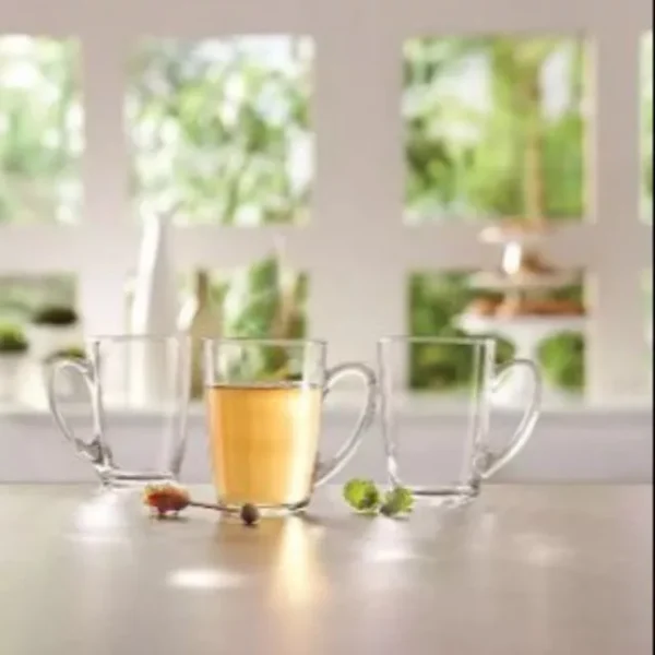 Luminarc Morning Glass Mug Set 320ml 6pcs