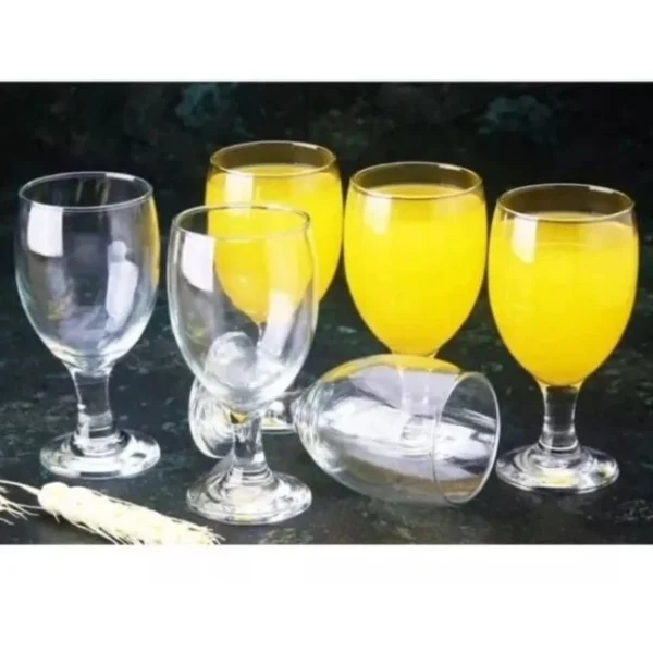 Water Goblet Wine Glass Set 6pcs W7cm H15cm