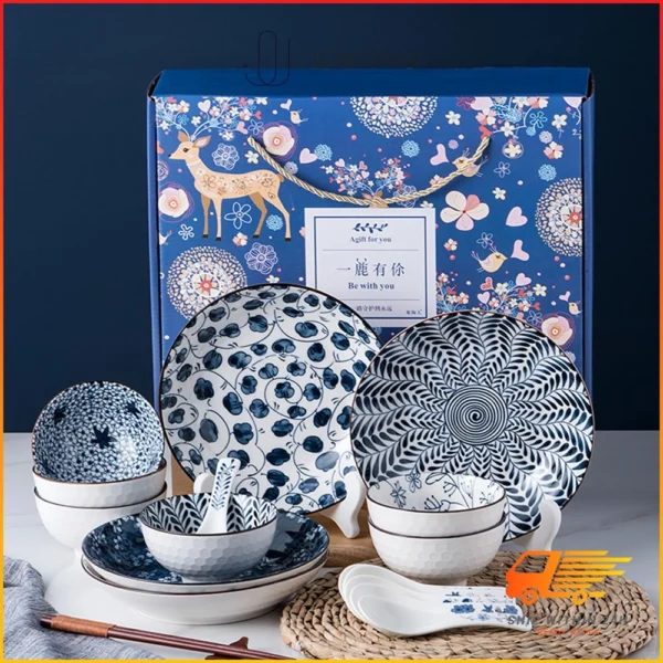Japanese Ceramic Tableware Gift Set