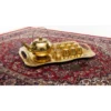 Gold Teapot Glass Cup Tray Set