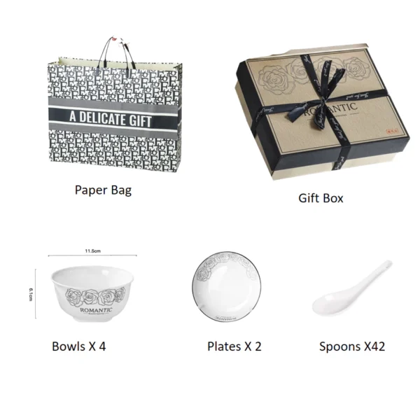 AZUKI Ceramic Dinnerware Gift Set