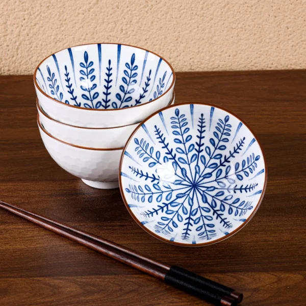 QOMO 4pcs Ceramic Bowl Set