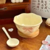 Korean Embossed Bow Tableware Set