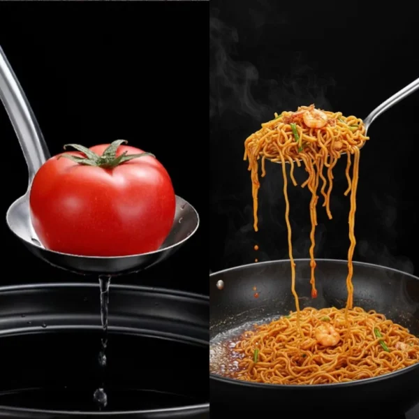 Wooden Stainless Steel Cooking Utensils