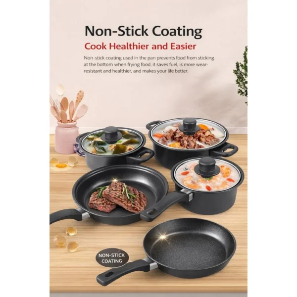 YORI 13PCS Non Stick Cookware Set