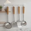 Wooden Stainless Steel Cooking Utensils