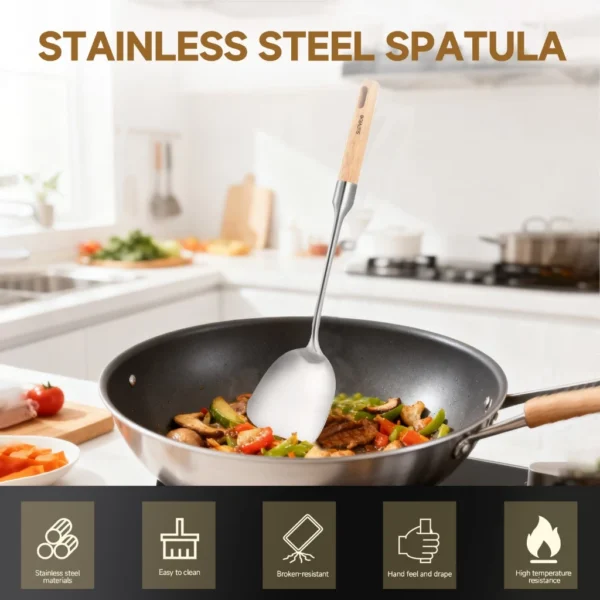 SUPVIBE 304 Stainless Steel Spatula