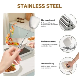 SUPVIBE 38.6cm Stainless Steel Spatula