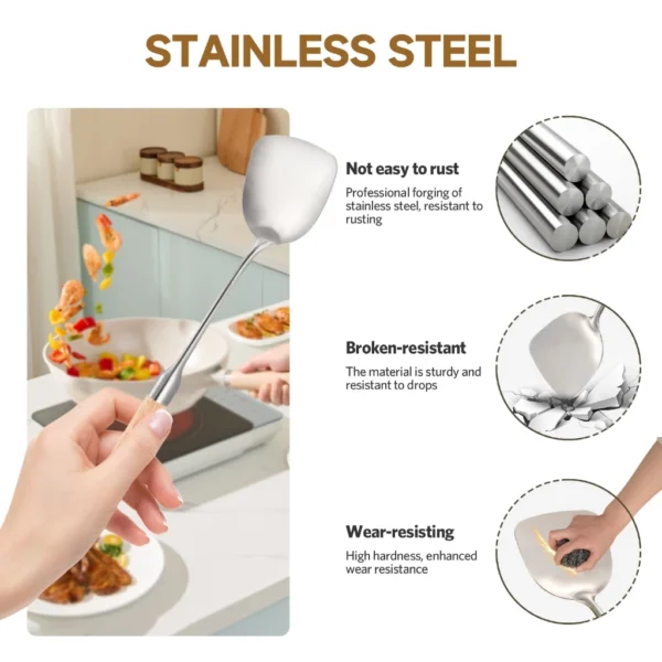 SUPVIBE 38.6cm Stainless Steel Spatula