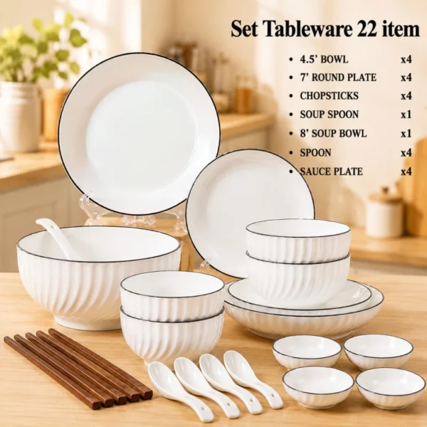 Nordic Ceramic Dinnerware Set