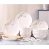 LITTLEFOOT 24pcs Ceramic Tableware Set
