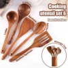 Mizona 6pcs Wooden Utensil Set