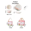 KUROMAME Tulip Ceramic Dinnerware Set
