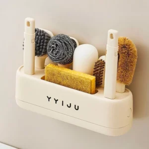 Pot Brush Steel Wire Ball Cleaning Kit