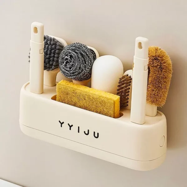 Pot Brush Steel Wire Ball Cleaning Kit