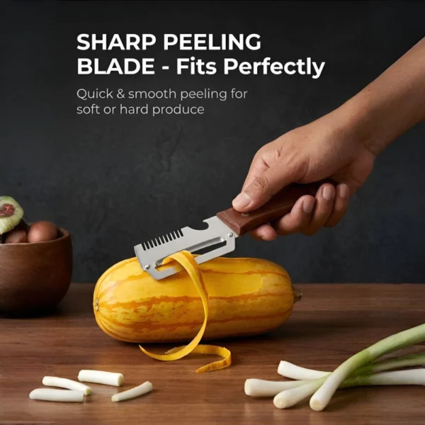3 in 1 Scallion Cutter Vegetable Peeler