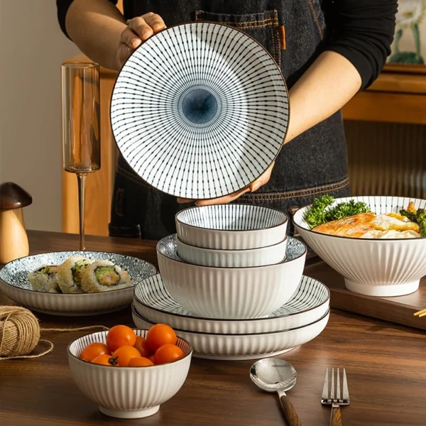 ANZEN Japanese Ceramic Dinner Set