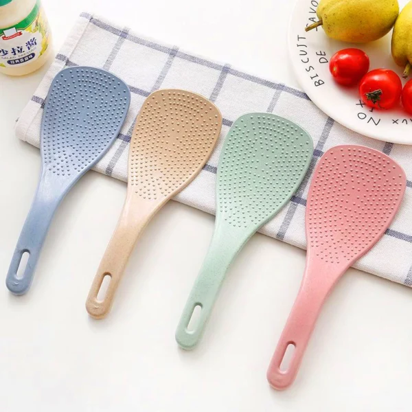 Random Wheat Straw Rice Paddle Scoop